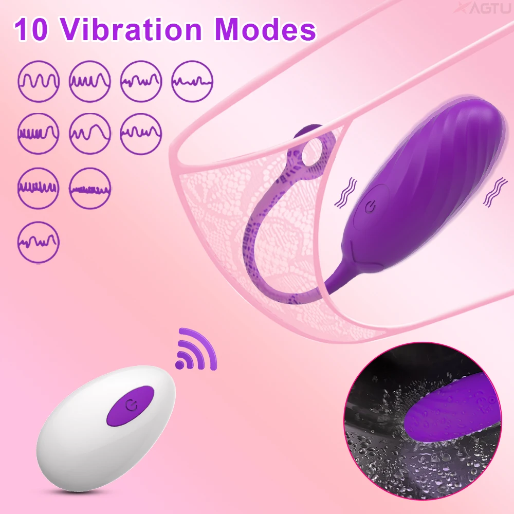 Wireless Vibrator Egg Remote Control G-Spot Clitoris Simulator Vagina Massage Vibrating Love Eggs Sex Toys Adult Goods for Women Vibrators cb5feb1b7314637725a2e7: Pink|Pink with Box|Purple|Purple with Box|Red|Red With Box