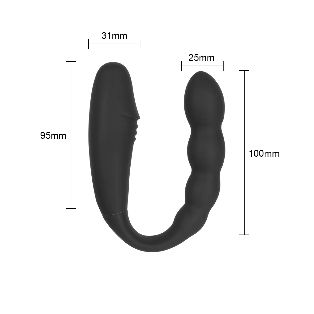 Wireless Control U-shaped Dildo G Spot Vagina Clit Anal Massage Double Headed Vibrators Adult 18 Sex Products Sex Toys for Women Vibrators Sexually Suggestive: No