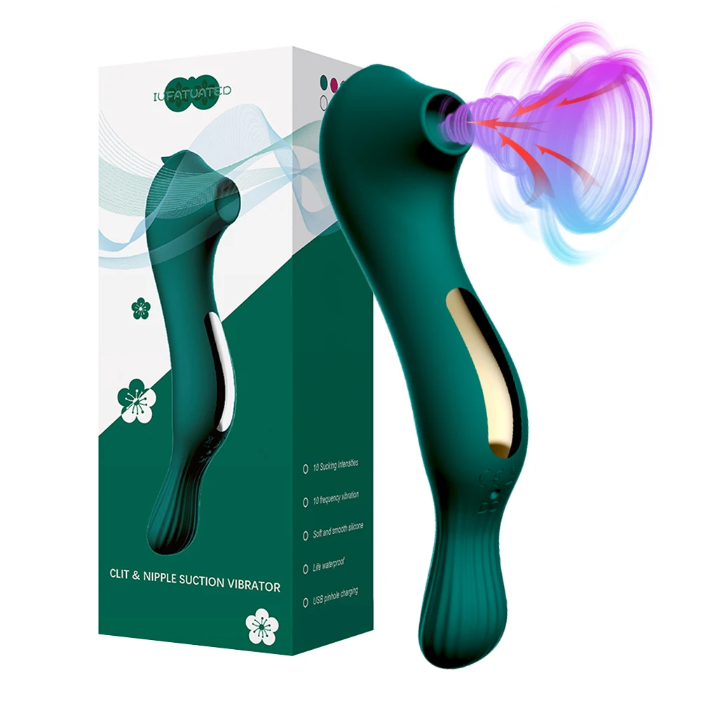 Sucking Vibrator for Women Clitoris Stimulator Sex Toy Vagina G-Spot Vibrator Female Masturbator Massage Adult Supplies Vibrators cb5feb1b7314637725a2e7: Green|Green-Box|Pink|Pink Box|Purple|Purple - box