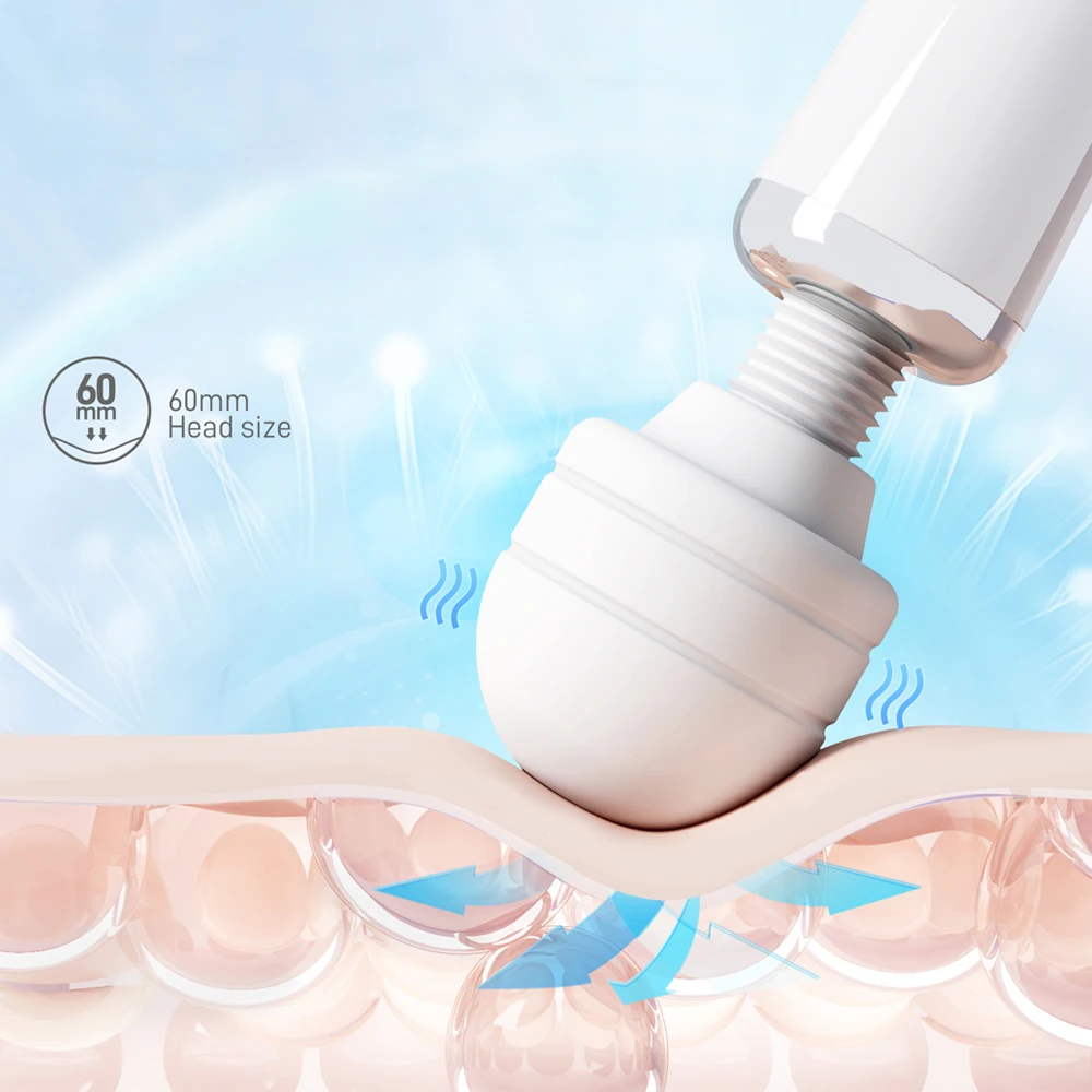 G Spot Massager Vibrators for Women USB Charging Huge Magic Wand Clitoris Vibrators Big AV Sticks for Female Adult 18 Sex Toys Vibrators cb5feb1b7314637725a2e7: no box|With gift Box