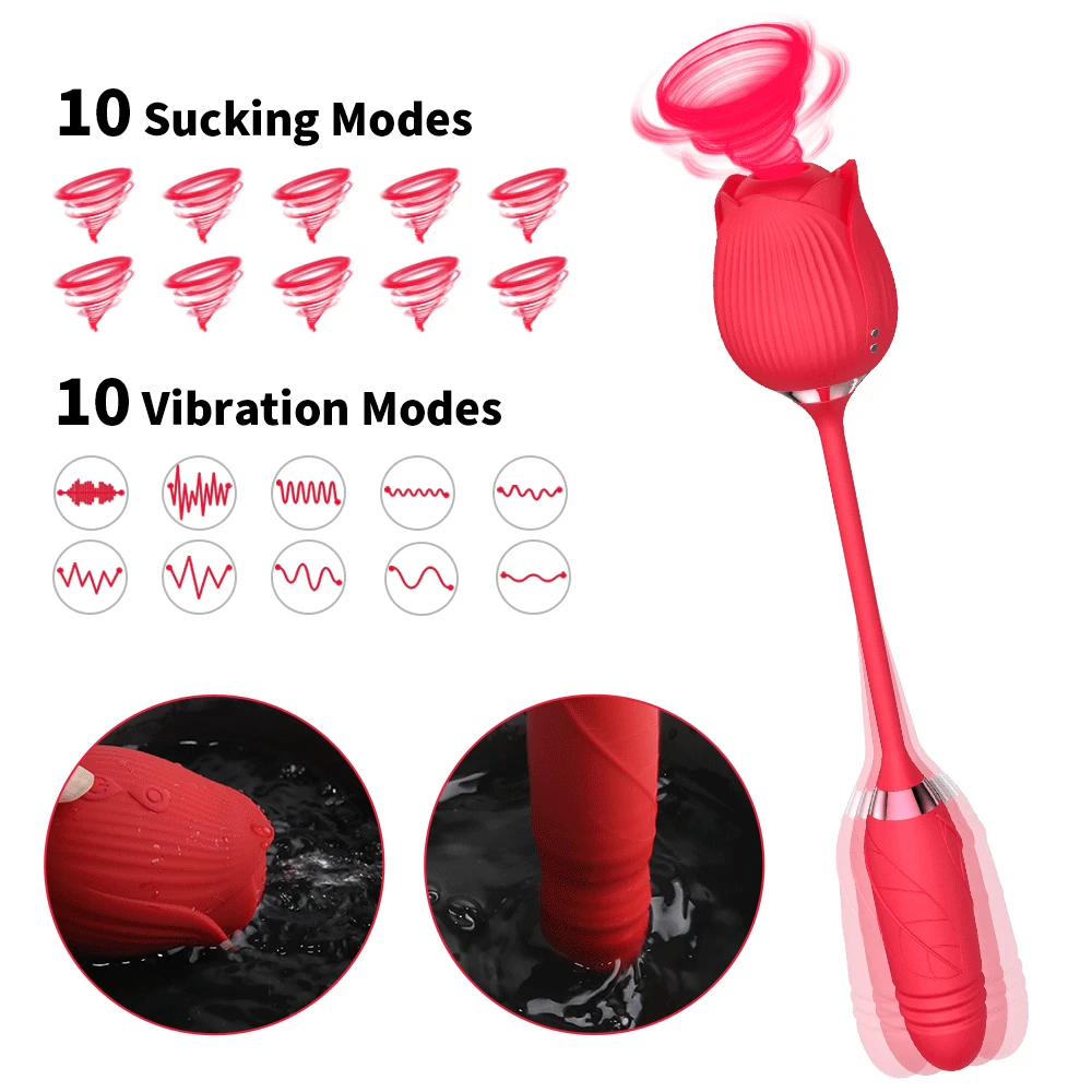 3 in 1 Rose Sucking Vibrators for Women Nipple Clitoris Sucker Dildo Vibration Stimulator Tongue Licking Adults Goods Sex Toys Trending Now 1ef722433d607dd9d2b8b7: China|Russian Federation