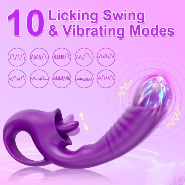 Tongue Licking G Spot Vibrator Female 20 Modes Swing Nipple Clitoris Dildo Multiple Stimulation Adult Goods Sex Toys for Women Trending Now 1ef722433d607dd9d2b8b7: China|France|Mexico|Russian Federation|SPAIN|United States