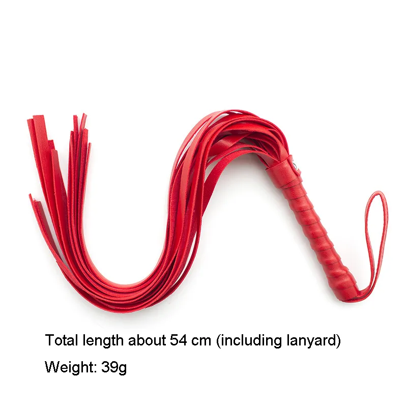 Slave Whip Adult Games BDSM Bondage Sex Toys for Woman Cockring Flogger Paddle Bdsm Spanking Bondage Restraints Whips Sex Games cb5feb1b7314637725a2e7: Black|Red