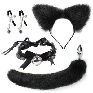 Cosplay Anal Sex Toys Fox Tail Butt Plug Role Play Hair Hoop Cat Choker Fetish Women Nipple Clamps Exotic Accessories For Couple Sex Games Cosplay Anal Sex Toys Fox Tail Butt Plug Role Play Hair Hoop Cat Choker Fetish Women Nipple Clamps Exotic Accessories For Couple Sex Games cb5feb1b7314637725a2e7: Black 3 Pcs Set|Black 4 Pcs Set|Pink 3 Pcs Set|Pink 4 Pcs Set|White 3 Pcs Set|White 4 Pcs Set