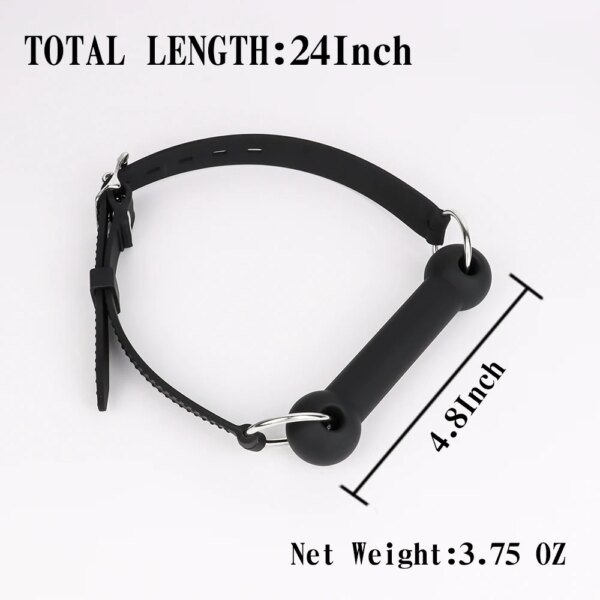 Oral Mouth Gag BDSM Bite Silicone Bone Gag SM Bondage Restraint Adult Sex Toys Ball Gag for Adults Sex Games cb5feb1b7314637725a2e7: Black|Black Detachable|O-ring Gag|Red Heat|Silicone O-ring
