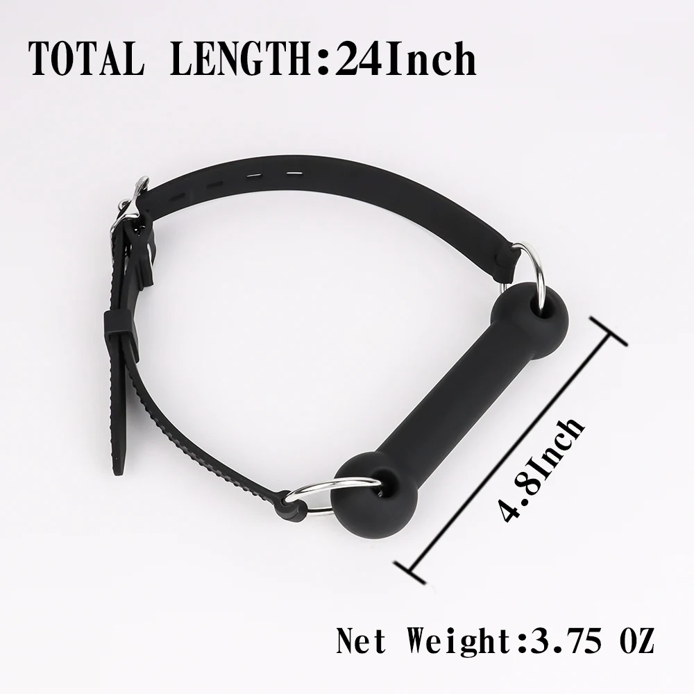 Oral Mouth Gag BDSM Bite Silicone Bone Gag SM Bondage Restraint Adult Sex Toys Ball Gag for Adults Sex Games cb5feb1b7314637725a2e7: Black|Black Detachable|O-ring Gag|Red Heat|Silicone O-ring