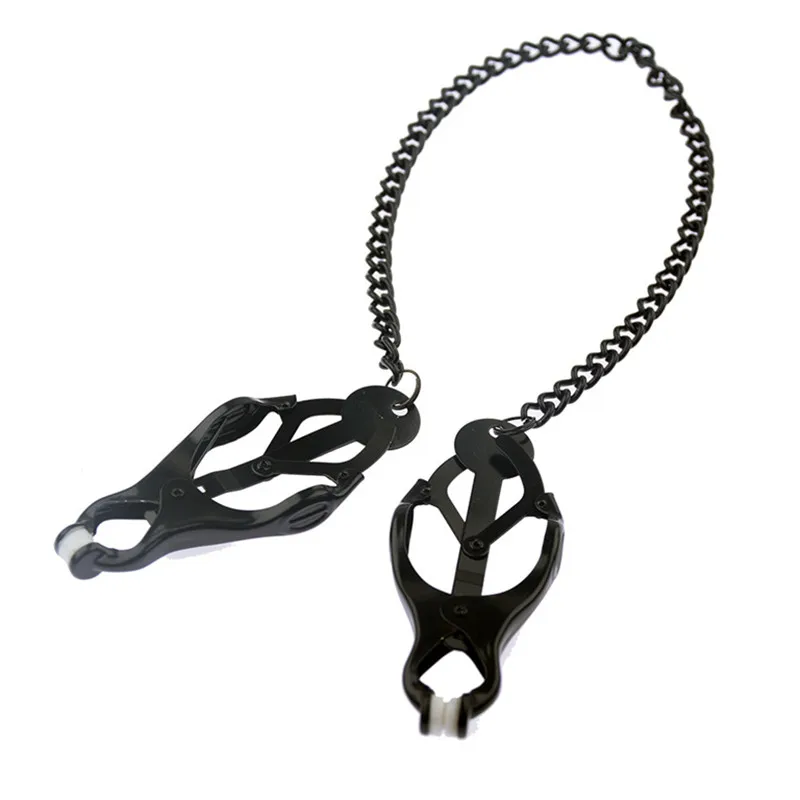 Metal Nipples Clamps Labium Clips Breast Clit Stimulation Massage Bondage Slave Sex Toys For Women Men Couples Adult Games Sex Games cb5feb1b7314637725a2e7: Black