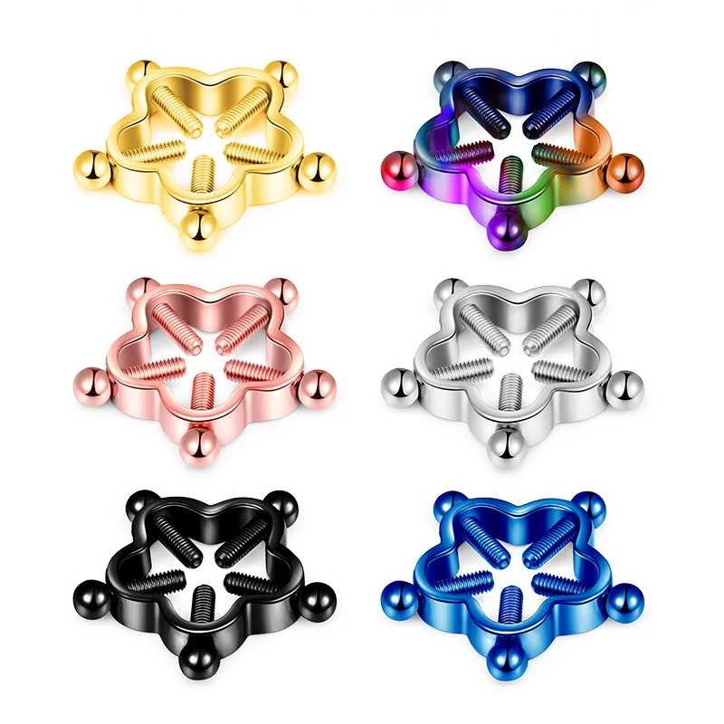 Nipple Clamps for Women Niple Clamp Tepelklemmen Klamry Na Sutki Bondage Sex Tepel Klem Verstelbaar Nipple Clamp Sex Toys Adults Sex Games cb5feb1b7314637725a2e7: 1pc Black|1pc Blue|1pc Colorful|1pc Gold|1pc Rosegold|1pc Silver
