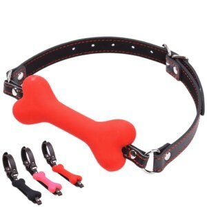Bondage Boutique Silicone Dog Bone Gag Adjustable Belt Solid Mouth Gag Harness Restraint Sex Toys For Couple Adult Games Cosplay Bondage Gear cb5feb1b7314637725a2e7: Black Lock|Black Pin|pink lock|Pink Pin|Red Lock|red pin