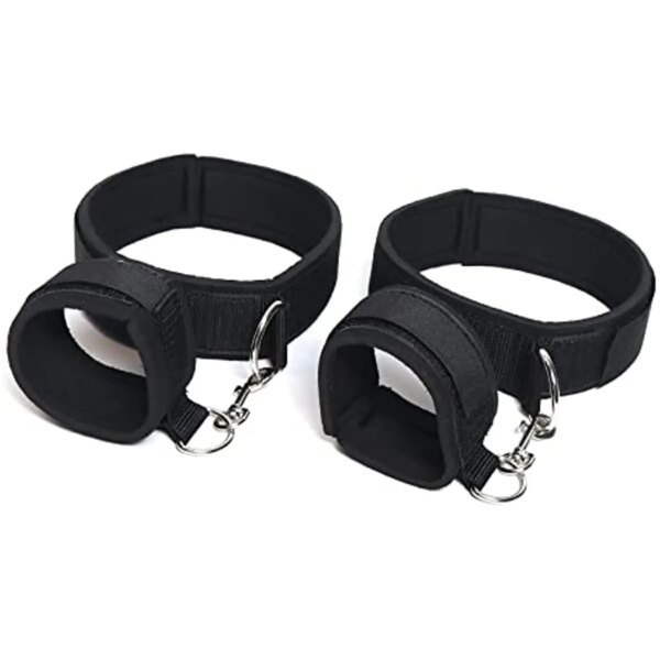 BDSM Sexy Bondage With Handcuffs Ankle Cuffs Adjustable Straps Breast Clip Oral Plug Adult Game Erotic Sex Toy for Women Couples Bondage Gear cb5feb1b7314637725a2e7: S007-Fblack|S007-Fred|S007-T|S007-T red|S007-U