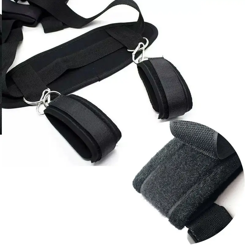 SM Slave Sex Toy Kit Open Leg Bed Restraints Neck Pillow Hand Ankle Cuffs Soft BDSM Bondage Sextoy Adult Sex Game 18+ Accessory Bondage Gear cb5feb1b7314637725a2e7: Sm Bondage