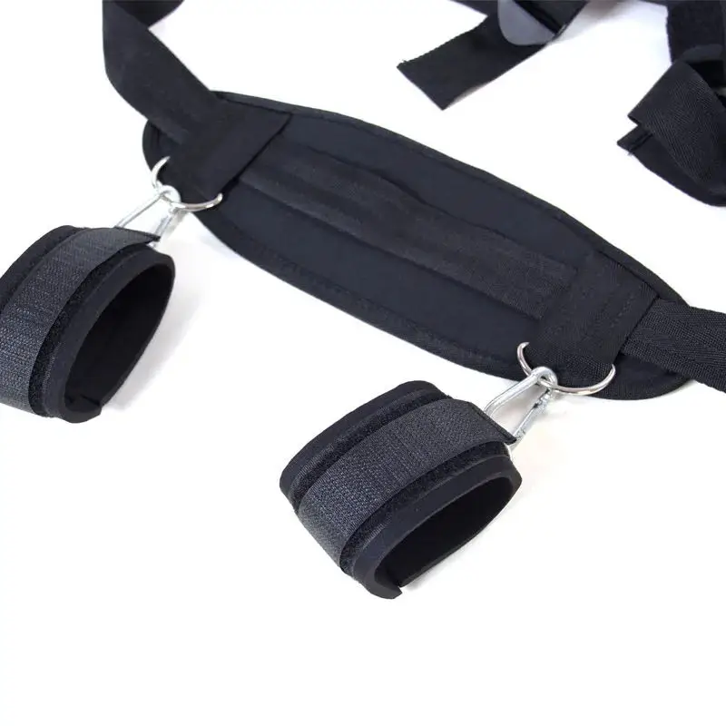 SM Slave Sex Toy Kit Open Leg Bed Restraints Neck Pillow Hand Ankle Cuffs Soft BDSM Bondage Sextoy Adult Sex Game 18+ Accessory Bondage Gear cb5feb1b7314637725a2e7: Sm Bondage