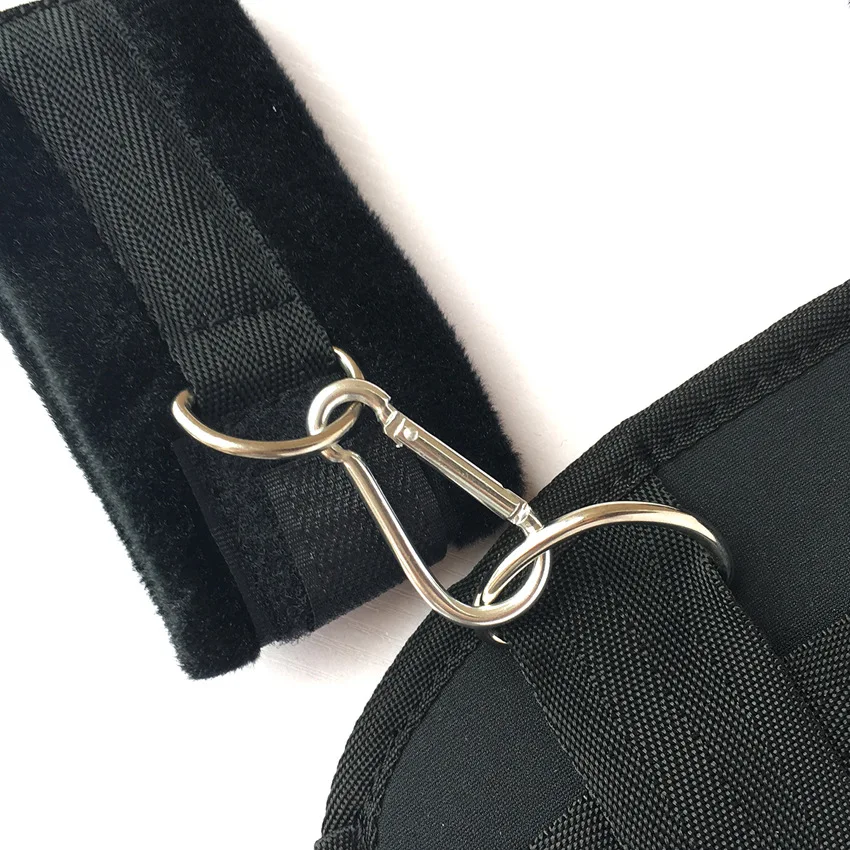 SM Slave Sex Toy Kit Open Leg Bed Restraints Neck Pillow Hand Ankle Cuffs Soft BDSM Bondage Sextoy Adult Sex Game 18+ Accessory Bondage Gear cb5feb1b7314637725a2e7: Sm Bondage