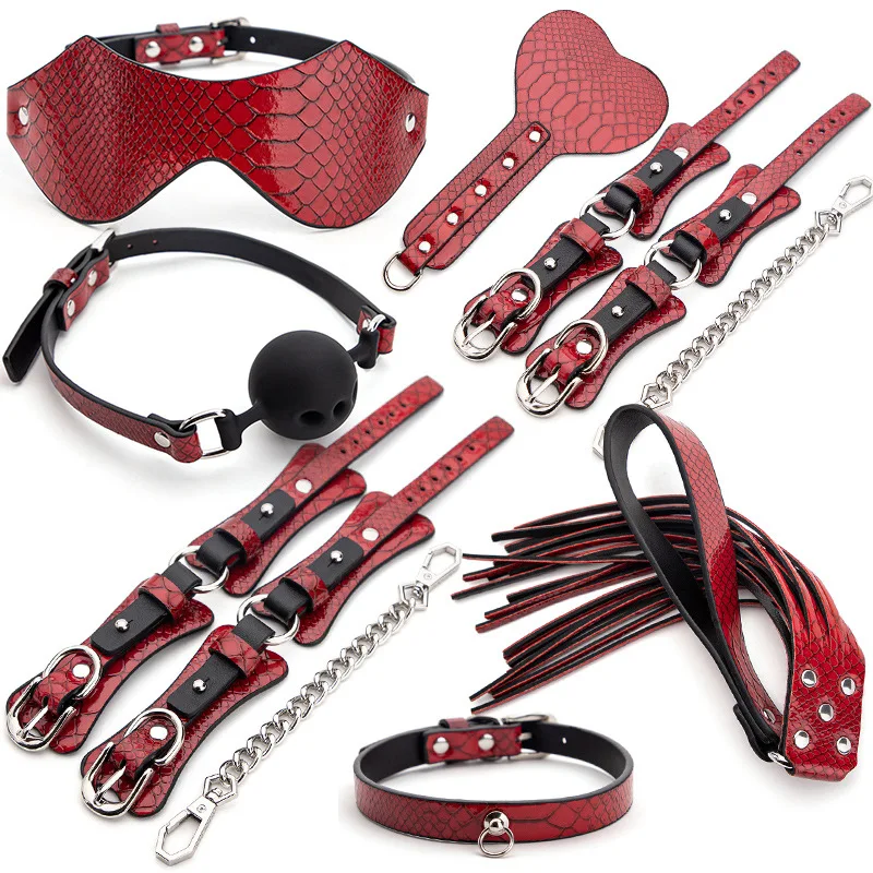 Exotic sex toys, leather plush sexy bondage bundle set, gag, whip, butt plug, sex toys for women, nipple clips, erotic sex toys Bondage Gear 1ef722433d607dd9d2b8b7: China