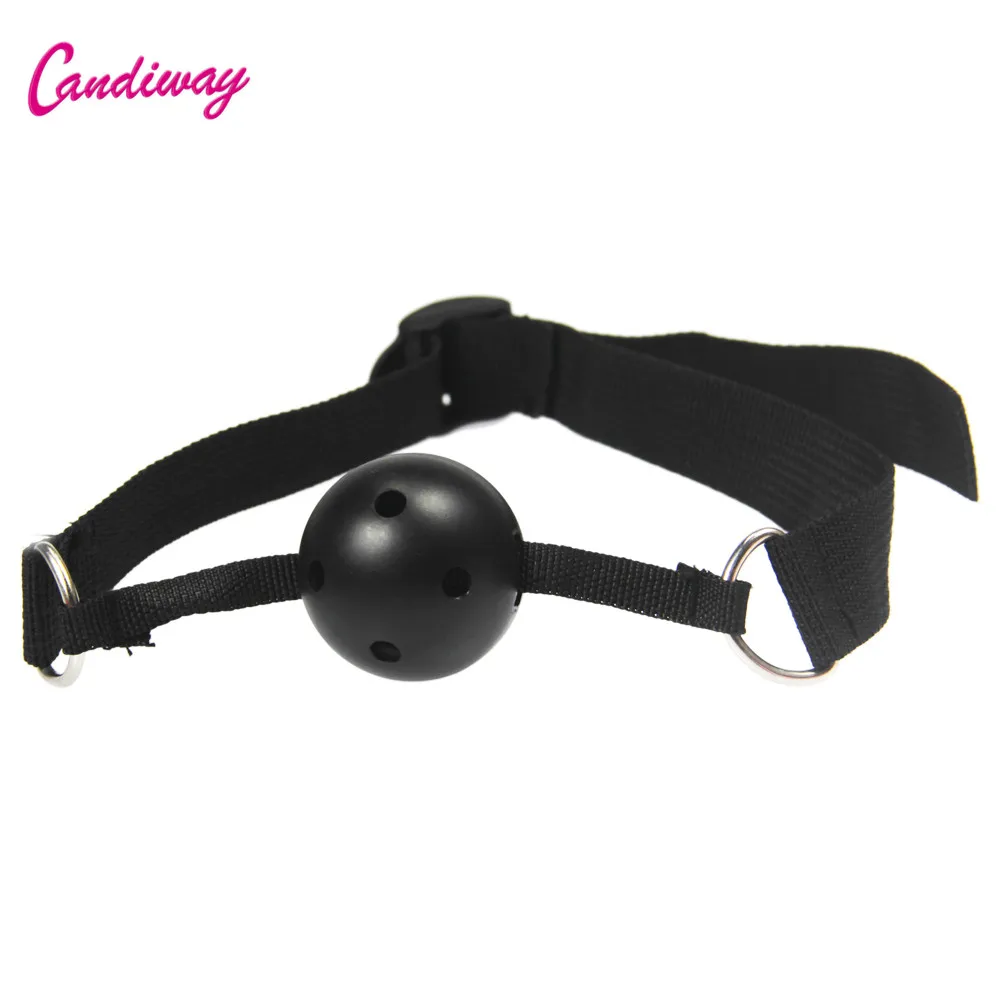 Candiway Adjustable Fetish Nylon Strap Hollow Mouth Ball Oral Gag BDSM Bondage Restraint Adult Sex Toys For Couple Sex Shop Bondage Gear cb5feb1b7314637725a2e7: Black|Pink|Purple|Red