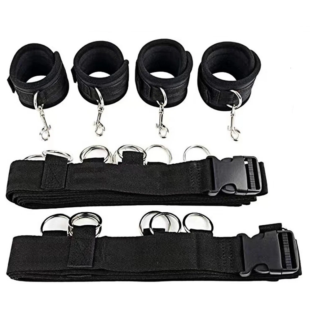 Sexy Bondage Kit Restraints Handcuffs Ankle Cuffs Fetish Erotic Shop Sex Toys for Couples Women Slave Collars Adult Games Bondage Gear cb5feb1b7314637725a2e7: SM-2-1-BK|SM-2-1-RD|SM-2-3-BK|SM-2-4-BK|SM-6-01-BK|SM-8-1-BK