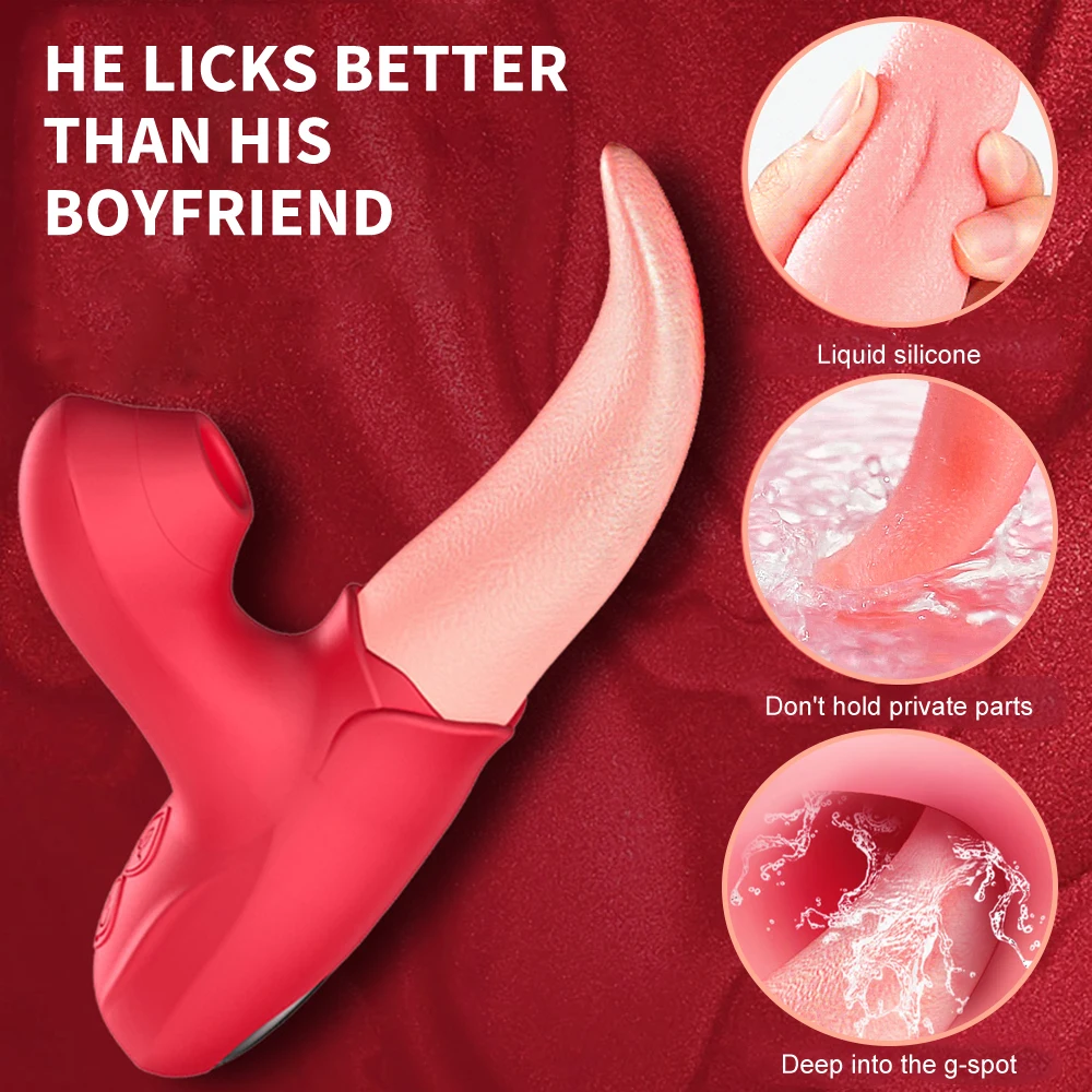 Sucking Rose Vibrators Toys Female Tongue Licking Clitoris Vacuum Stimulator Vagina Massager Adults Goods Sex Toys For Women Best Sellers 1ef722433d607dd9d2b8b7: China|Russian Federation