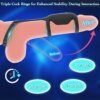 HESEKS Sex Toys For Men Penis Ring Testicles Vibrator Ejaculation Delay Enlargement Penis Adult Goods Intimate For Men Couples Best Sellers cb5feb1b7314637725a2e7: Black