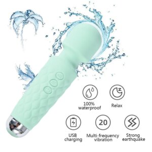 20 Modes Strong Vibration Upgraded Mini Vibrator Usb Charging Handheld Wand Massager G-Spot Clitoris Vibrator Sex Toys for Women Best Sellers 1ef722433d607dd9d2b8b7: China 
