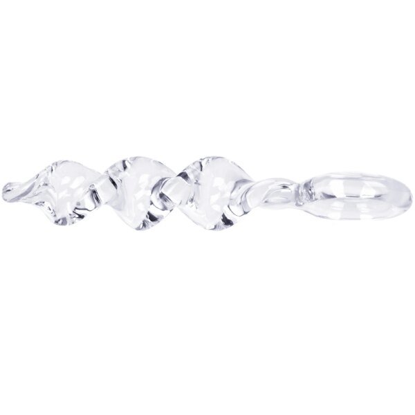 20cm Pyrex Glass Spiral Dildos For Women Vaginal Anal Plug Men Butt Dilator Female Masturbator Sex Toys Couples Adult Games Set Dildos cb5feb1b7314637725a2e7: Transparent
