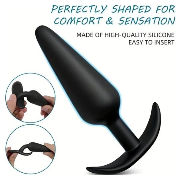 3 Sizes Anal Plug 100% Safe Silicone Dildo Anal Butt Plug Unisex Wearable Stopper Adults Sex Toys for Men/Women Trainer Massager Sex Toys For Men 3 Sizes Anal Plug 100% Safe Silicone Dildo Anal Butt Plug Unisex Wearable Stopper Adults Sex Toys for Men/Women Trainer Massager Sex Toys For Men cb5feb1b7314637725a2e7: L|M|ML|S|SL|SM|SML