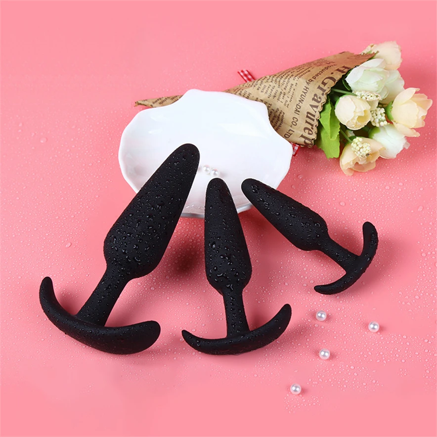 3 Sizes Anal Plug 100% Safe Silicone Dildo Anal Butt Plug Unisex Wearable Stopper Adults Sex Toys for Men/Women Trainer Massager Sex Toys For Men cb5feb1b7314637725a2e7: L|M|ML|S|SL|SM|SML