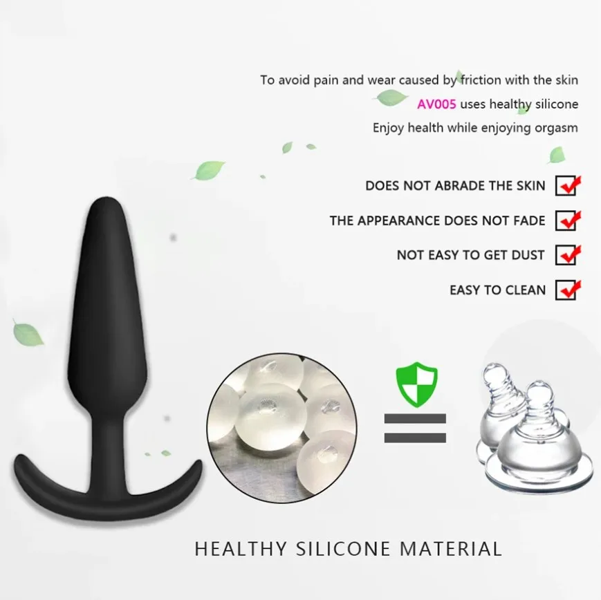3 Sizes Anal Plug 100% Safe Silicone Dildo Anal Butt Plug Unisex Wearable Stopper Adults Sex Toys for Men/Women Trainer Massager Sex Toys For Men cb5feb1b7314637725a2e7: L|M|ML|S|SL|SM|SML