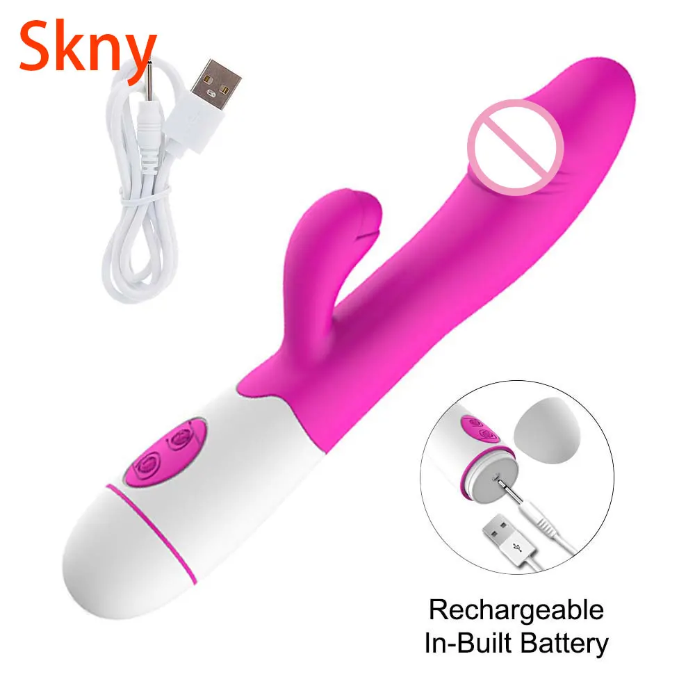 30 Speed Rechargeable Handheld Silicone Adult Clit Clitoral Clitoris Sex Toy G Spot Dual Motor Rabbit Vibrator for Women Female Vibrators cb5feb1b7314637725a2e7: Black-AAA-battery|Black-Rechargeable|Blue-AAA-battery|Blue-Rechargeable|Purple-AAA-battery|Purple-Rechargeable|Red-AAA-battery|Red-Rechargeable