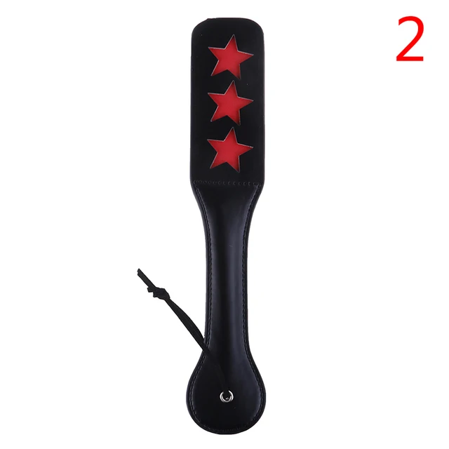 32CM Leather Double-deck Spanking Paddle Slave Sex Toy for Woman Men Paddle Spank Butt BDSM Sex Whip Fetish Bondage Erotic Toys Sex Games cb5feb1b7314637725a2e7: Heart|LOVE|oxox|slave|STAR