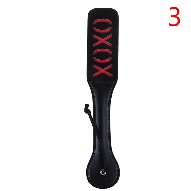 32CM Leather Double-deck Spanking Paddle Slave Sex Toy for Woman Men Paddle Spank Butt BDSM Sex Whip Fetish Bondage Erotic Toys Sex Games cb5feb1b7314637725a2e7: Heart|LOVE|oxox|slave|STAR
