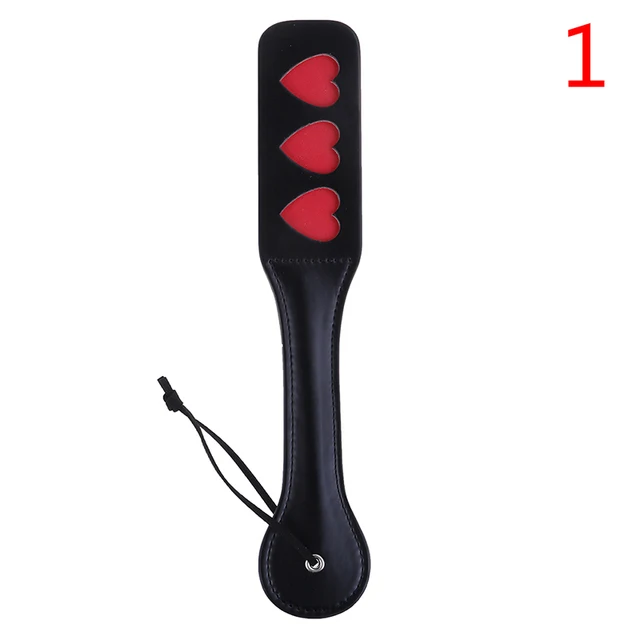32CM Leather Double-deck Spanking Paddle Slave Sex Toy for Woman Men Paddle Spank Butt BDSM Sex Whip Fetish Bondage Erotic Toys Sex Games cb5feb1b7314637725a2e7: Heart|LOVE|oxox|slave|STAR