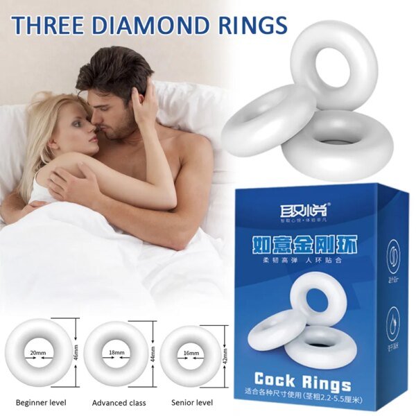 3pcs Penis Cock Rings Adult Goods For Men 18+ Delay Ejaculation Adult Sex Toys Multifunction For Beginners Long Lasting Cockring Sex Toys For Couple 3pcs Penis Cock Rings Adult Goods For Men 18+ Delay Ejaculation Adult Sex Toys Multifunction For Beginners Long Lasting Cockring Sex Toys For Couple cb5feb1b7314637725a2e7: 3pcs