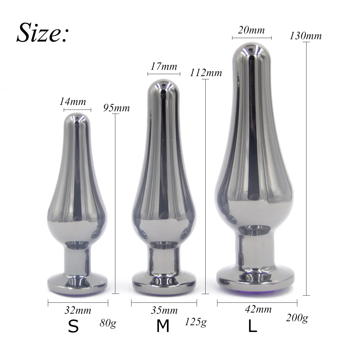 3pcs/Set Metal Small Butt Plug Beginner Anal Plug Dilation Training Adult Sexy Toys For Women/Men Prostate Massage Sex Shop Sex Toys For Men cb5feb1b7314637725a2e7: 3pcs S M L Gold|3pcs S M L Silver|3pcs S M LBlack|Black-L|Black-M|Black-S|Gold L|Gold M|Gold S|Rainbow 3PCS|Rainbow-L|Rainbow-M|Rainbow-S|Silver L|Silver M|Silver S