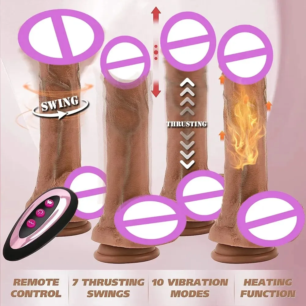 8.86 Inch Realistic Dildo Vibrators Adult Sex Toys for Women with Thrusting Swing Vibration G Spot Clitoral Anal Stimulation Dildos cb5feb1b7314637725a2e7: flesh color