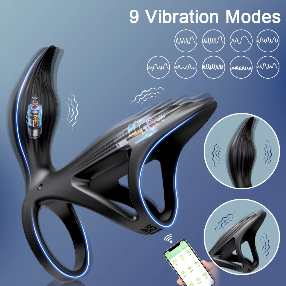 APP Bluetooth Cockring Penis Cock Ring Delay Ejaculation Clitoral Stimulator Sex Toys for Men Couple Penisring Dick Sleeve Sex Toys For Men cb5feb1b7314637725a2e7: SJH50-APP-BK|SJH51-APP-BK