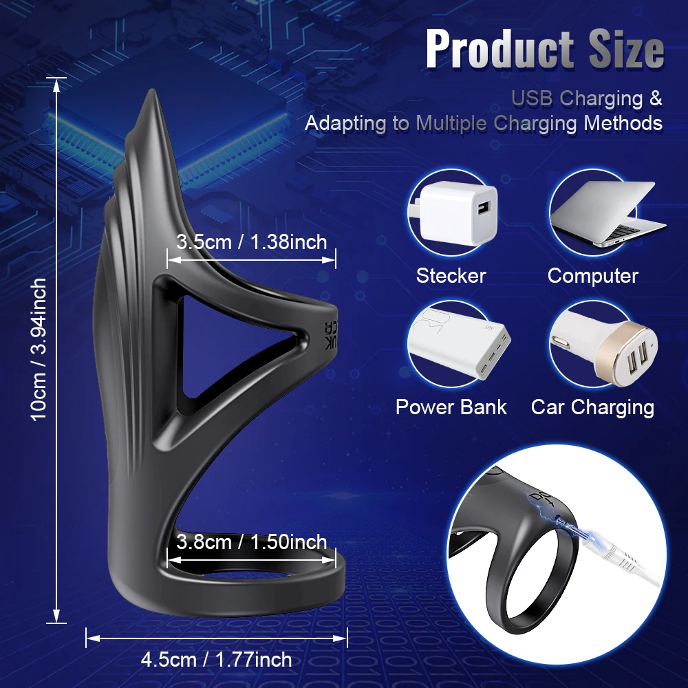 APP Bluetooth Vibrating Cock Ring Penis Ring Vibrator Delay Ejaculation Sex Toys for Men Couple Penisring Cockring Dick Sleeve Sex Toys For Men cb5feb1b7314637725a2e7: SJH50-APP-BK|SJH51-APP-BK