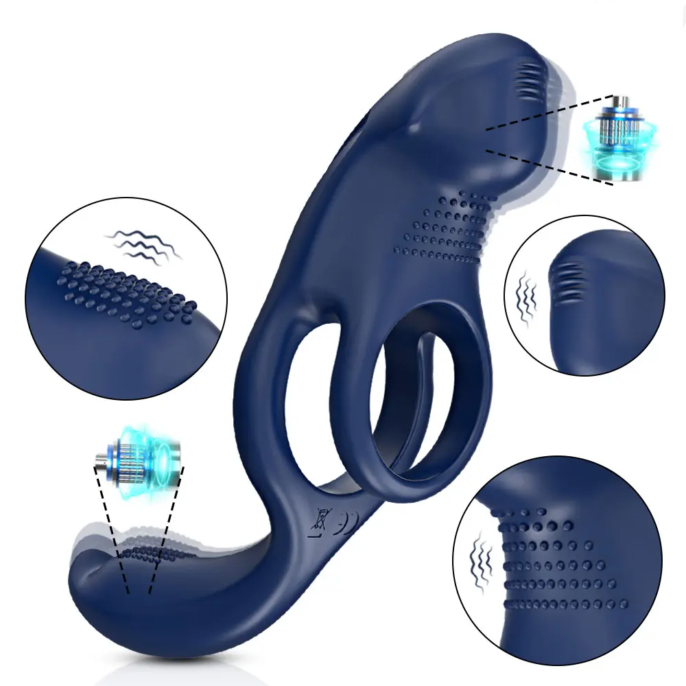 APP Penis Ring for Men Vibrating Cock Ring Ejaculation Delay Clitoris Perineum Stimulation Penis Vibrator Sex Toy for Couples Sex Toys For Men 1ef722433d607dd9d2b8b7: China
