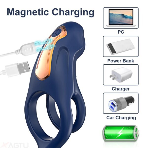 APP Penis Ring for Men Vibrating Cock Ring Ejaculation Delay Clitoris Perineum Stimulation Penis Vibrator Sex Toy for Couples Sex Toys For Men 1ef722433d607dd9d2b8b7: China
