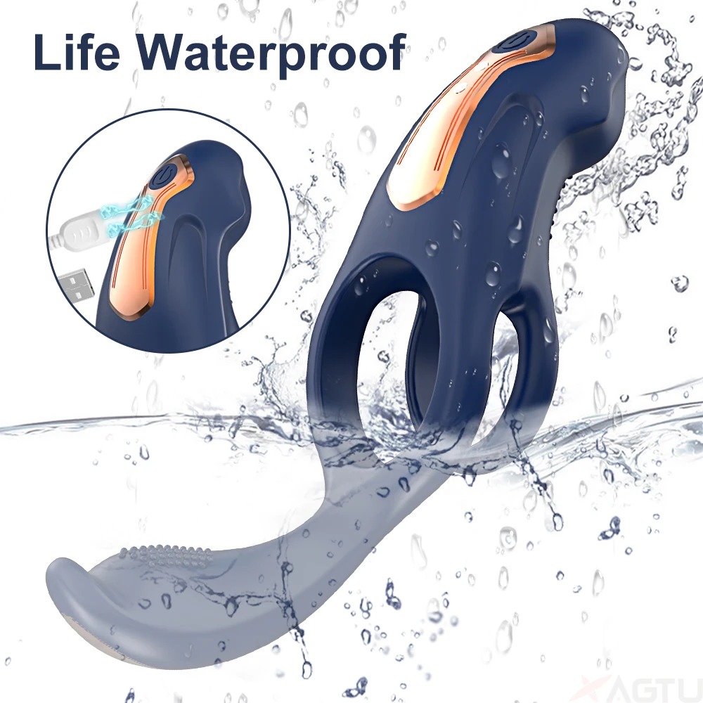 APP Penis Ring for Men Vibrating Cock Ring Ejaculation Delay Clitoris Perineum Stimulation Penis Vibrator Sex Toy for Couples Sex Toys For Men 1ef722433d607dd9d2b8b7: China