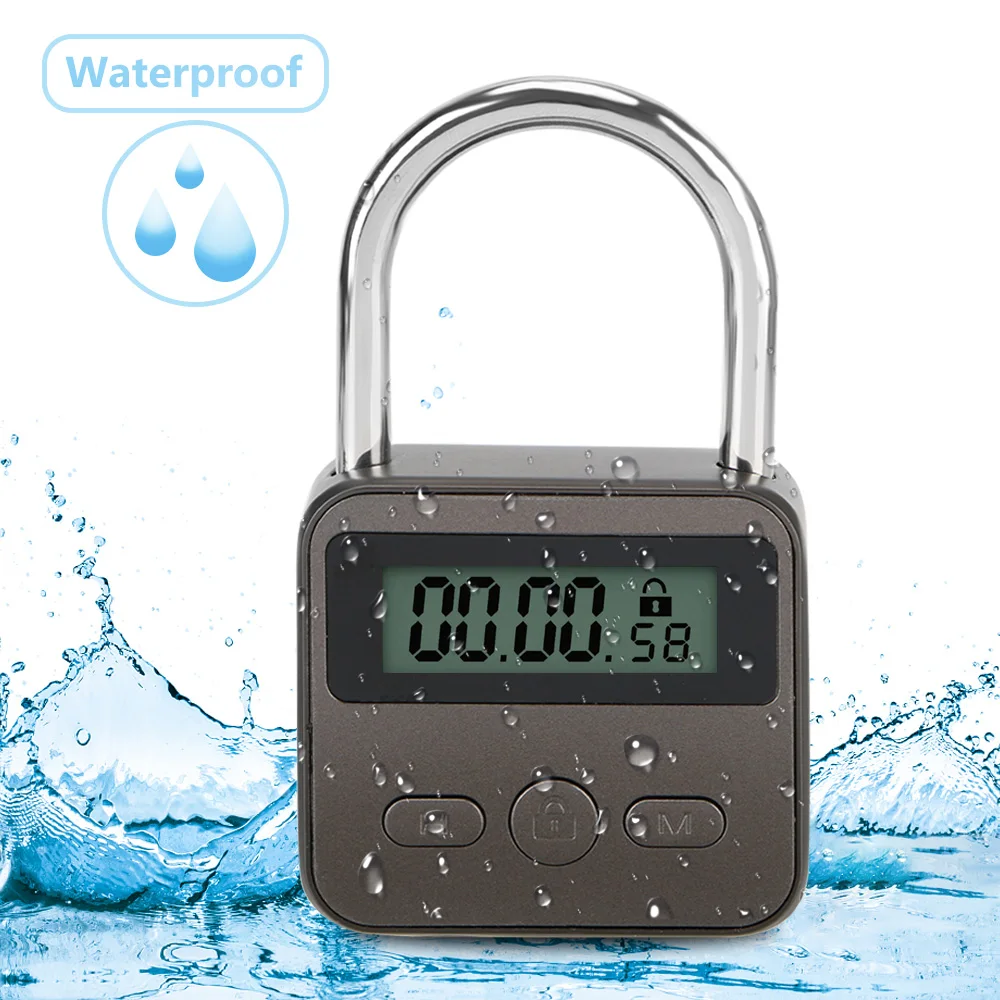 Adult Game Electronic Timer Erotic Bondage Timer Switch Sex Toys Fetish Restraints Digital Time Lock For Couples Accessories Sex Games cb5feb1b7314637725a2e7: Black|Metal gun color|Sliver