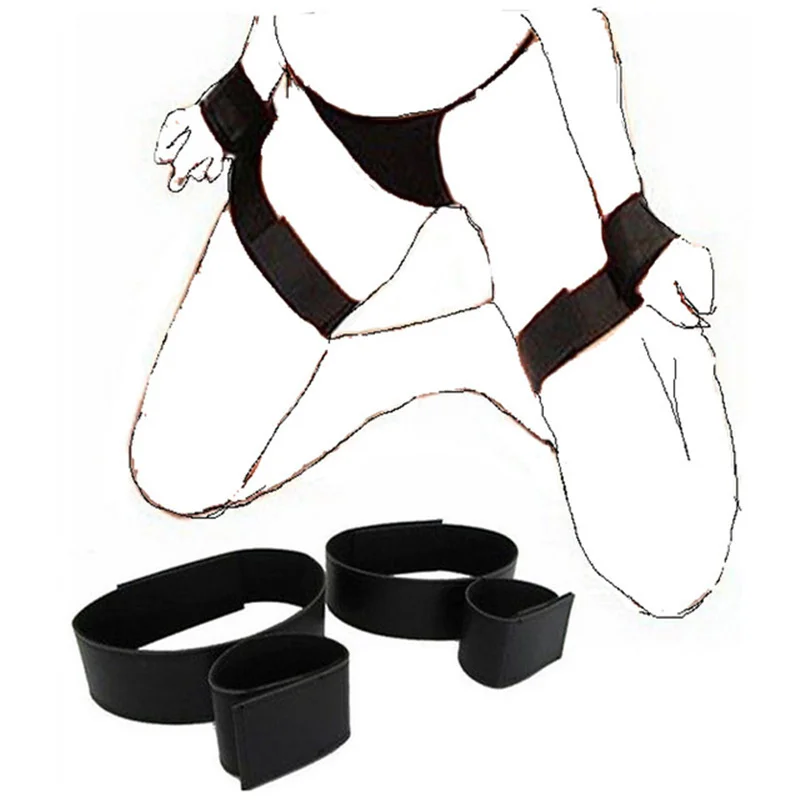 Adult Games Slave BDSM Bondage Nylon Handcuff Sex Toys For Woman Couples Fetish Cuffs Thigh Restraint Set Open Legs Sex Products Sex Games 1ef722433d607dd9d2b8b7: China