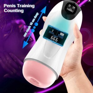 Automatic Male Masturbator Cup Vibration Blowjob Real Vagina Pocket Pussy Penis Oral Sex Machine Toys for Man Adults 18+ Sex Toys For Men Automatic Male Masturbator Cup Vibration Blowjob Real Vagina Pocket Pussy Penis Oral Sex Machine Toys for Man Adults 18+ Sex Toys For Men cb5feb1b7314637725a2e7: White