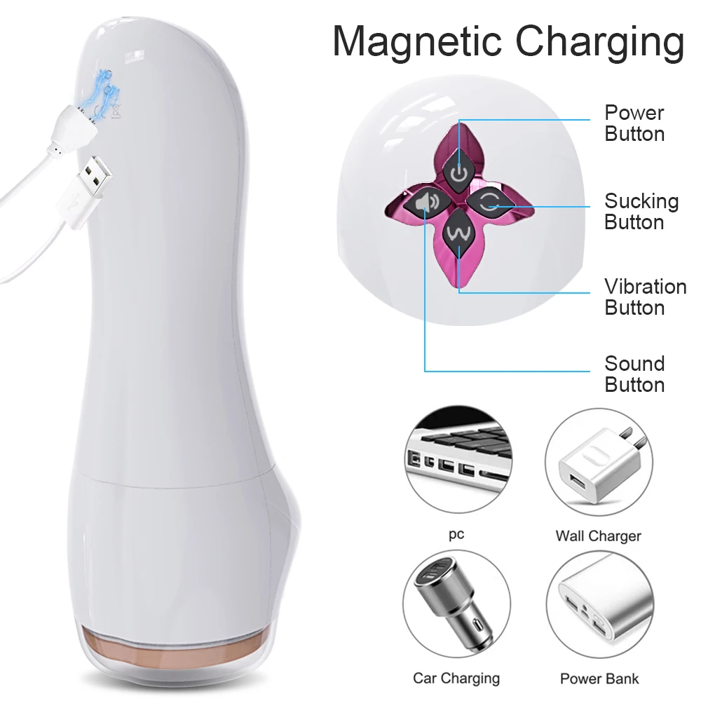 Automatic Masturbator for Men Sucking Vibrating Real Pussy Blowjob Machine Male Sex Toy Men Masturbation Cup Adult Goods for Men Vibrators 1ef722433d607dd9d2b8b7: China