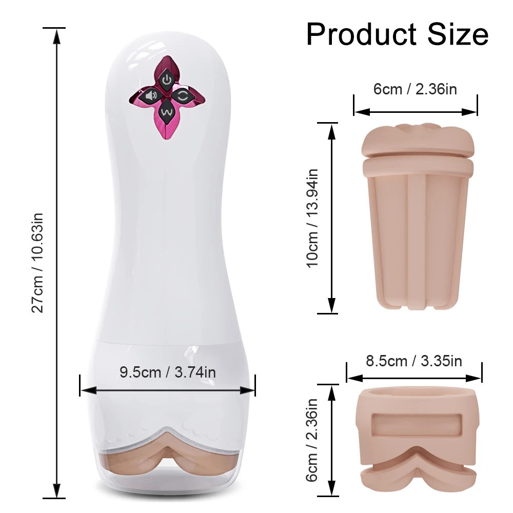 Automatic Masturbator for Men Sucking Vibrating Real Pussy Blowjob Machine Male Sex Toy Men Masturbation Cup Adult Goods for Men Vibrators 1ef722433d607dd9d2b8b7: China