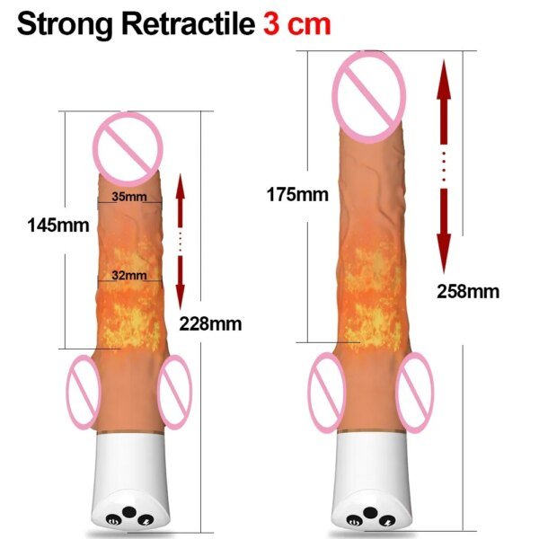 Automatic Thrusting Dildo G Spot Vibrator with Suction Cup Sex Toy for Women Adult Hand-Free Sex Fun Anal Vibrator for Orgasm Sex Toys For Women cb5feb1b7314637725a2e7: PJ01