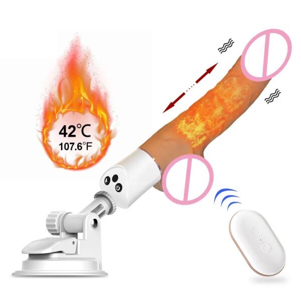 Automatic Thrusting Dildo G Spot Vibrator with Suction Cup Sex Toy for Women Adult Hand-Free Sex Fun Anal Vibrator for Orgasm Sex Toys For Women cb5feb1b7314637725a2e7: PJ01