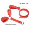 BDSM Bondage Restraints Collar Fetish Sex Products Gags Adult Games Erotic Sex Toys for Woman Couples Slave Neck Handcuffs Sex Toys For Couple BDSM Bondage Restraints Collar Fetish Sex Products Gags Adult Games Erotic Sex Toys for Woman Couples Slave Neck Handcuffs Sex Toys For Couple cb5feb1b7314637725a2e7: Black|Red