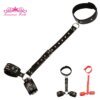 BDSM Bondage Restraints Collar Fetish Sex Products Gags Adult Games Erotic Sex Toys for Woman Couples Slave Neck Handcuffs Sex Toys For Couple BDSM Bondage Restraints Collar Fetish Sex Products Gags Adult Games Erotic Sex Toys for Woman Couples Slave Neck Handcuffs Sex Toys For Couple cb5feb1b7314637725a2e7: Black|Red