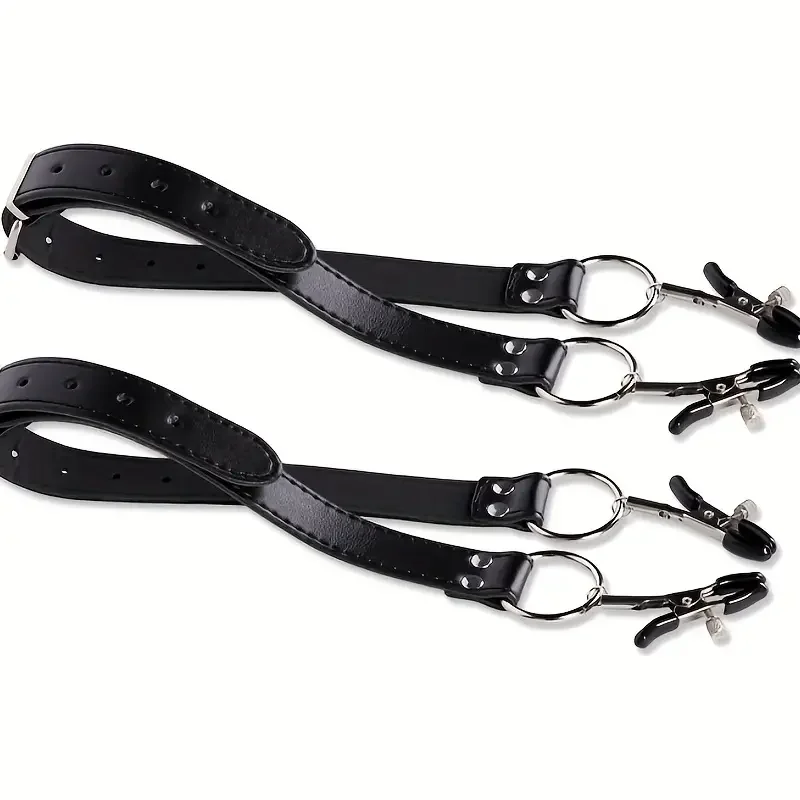 BDSM Labia Spreader Clip Nipple Clitoris Onto Clitoris SM Bondage Spread Pussy Open Vagina Stimulator For Women Adult Sex Toys Sex Toys For Couple cb5feb1b7314637725a2e7: 2PCS Black