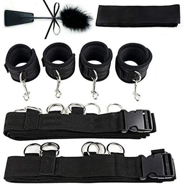 BDSM Sexy Leather Kits Adults Fantasy Wives Sex Toy Set for Women Men Sex Bondage Set Handcuffs Ankle Cuff Restraints for Couple Bondage Gear BDSM Sexy Leather Kits Adults Fantasy Wives Sex Toy Set for Women Men Sex Bondage Set Handcuffs Ankle Cuff Restraints for Couple Bondage Gear cb5feb1b7314637725a2e7: SM-2-1-BK|SM-2-1-RD|SM-2-3-BK|SM-2-4-BK|SM-6-01-BK|SM-8-1-BK